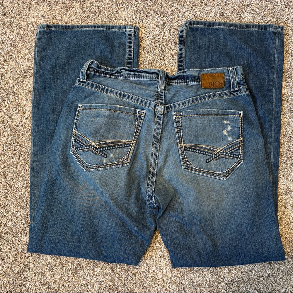 BKE Men's Relaxed Jeans in Medium Blue